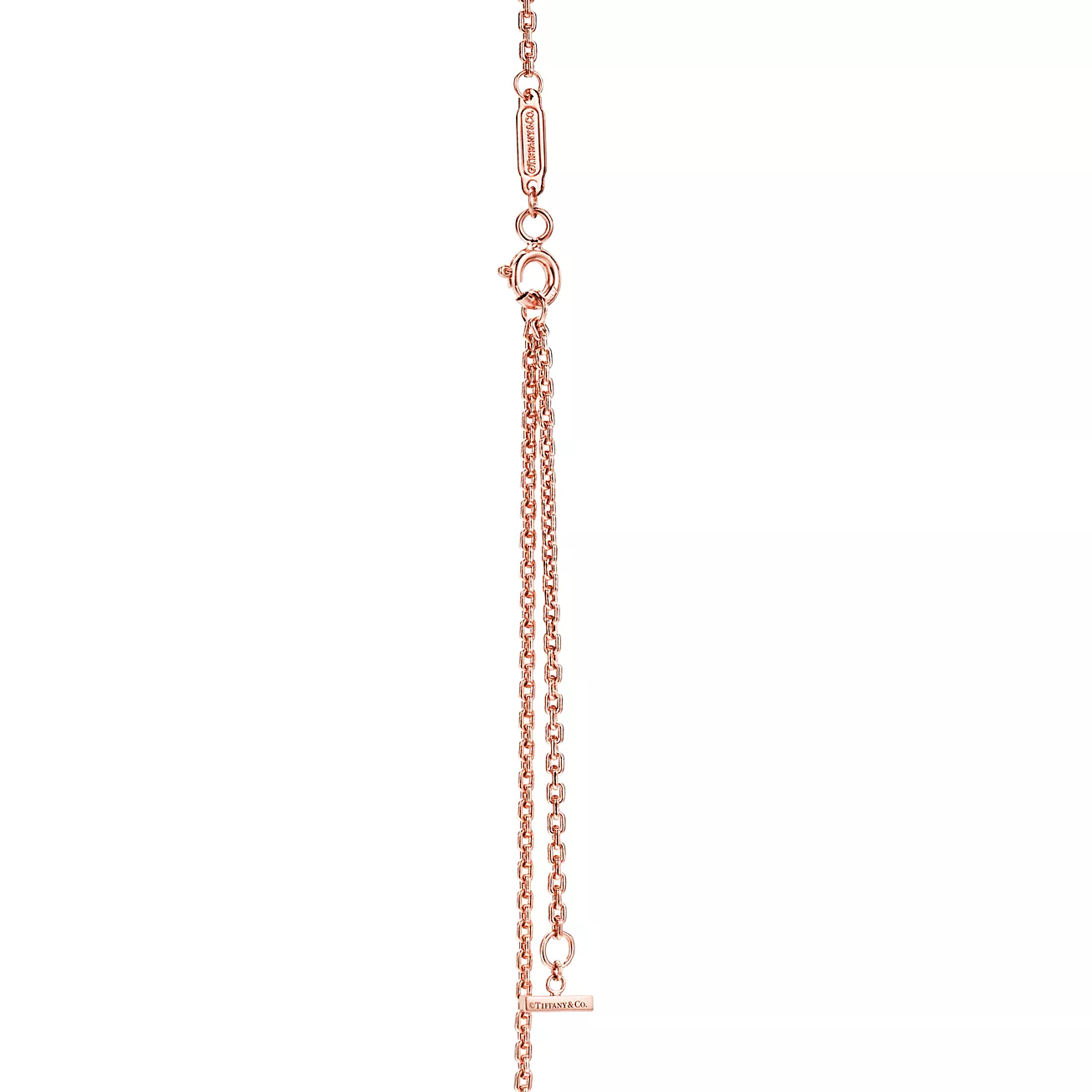 ティファニー T スマイル ペンダント ローズゴールド（スモール）