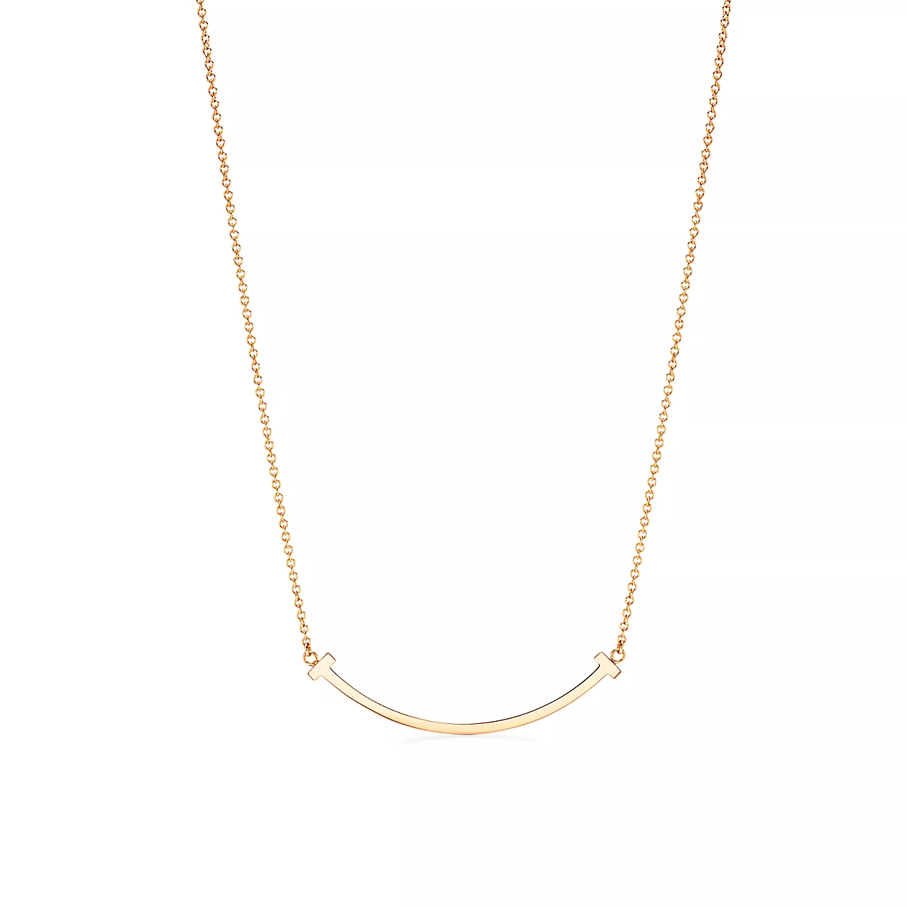 ティファニー T スマイル ペンダント イエローゴールド（スモール）