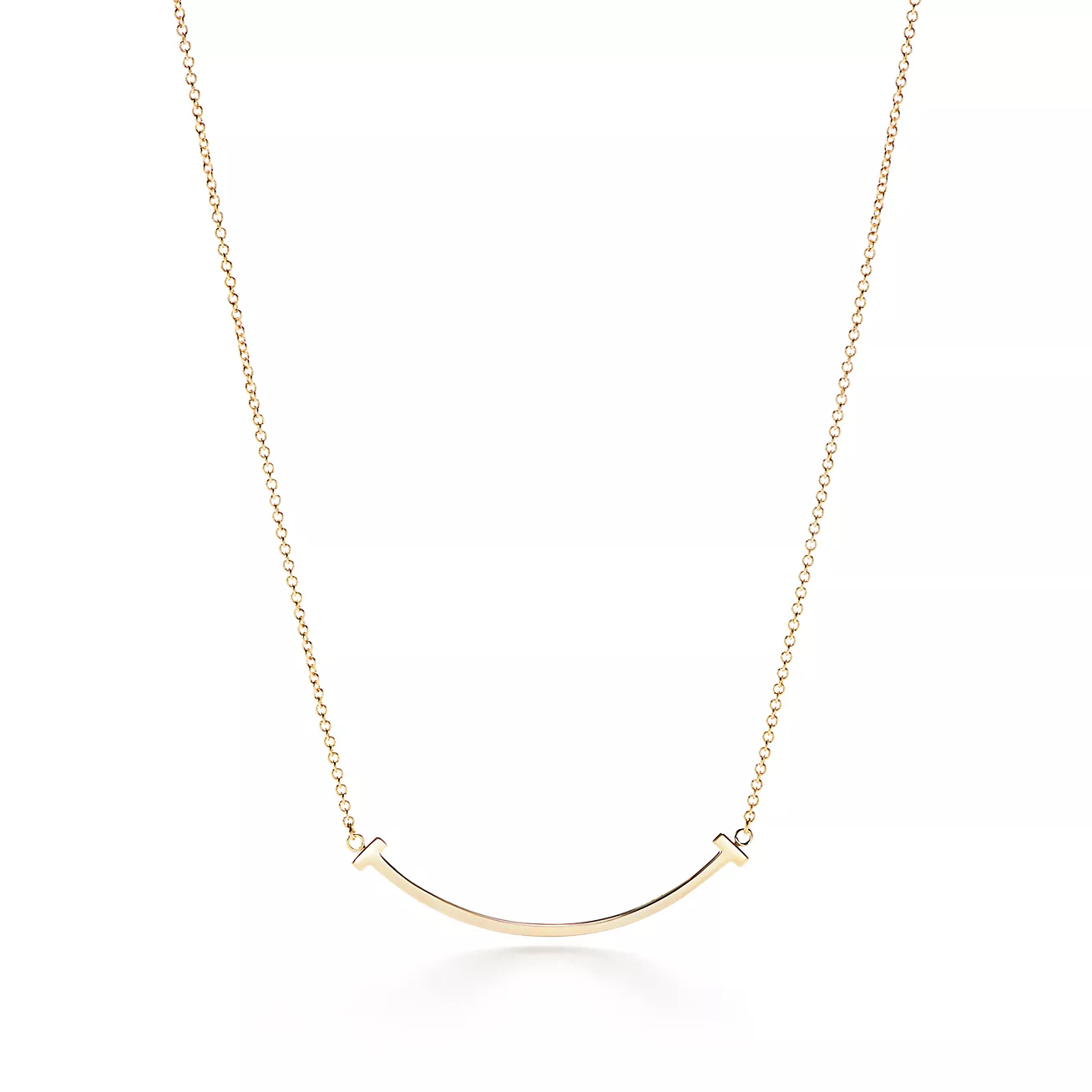 ティファニー T スマイル ペンダント イエローゴールド（スモール）