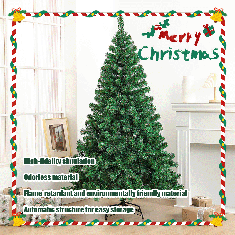 Green PVC Christmas Tree for Home Decoration
