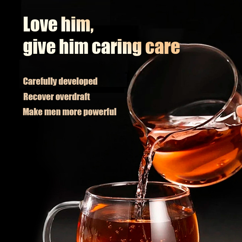 Ginseng, Polygonatum, Maca, Eight Treasure Tea, Five Treasure Tea for Male Kidney Health and Longevity