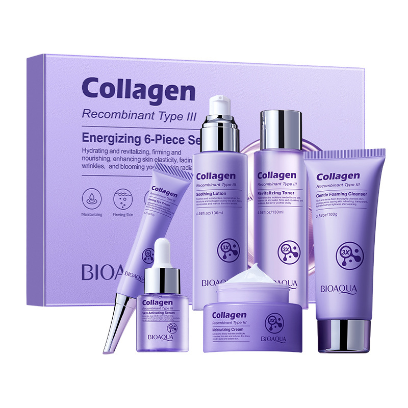  SADOER Collagen Firming 6-Piece Skincare Set - Moisturizing & Hydrating