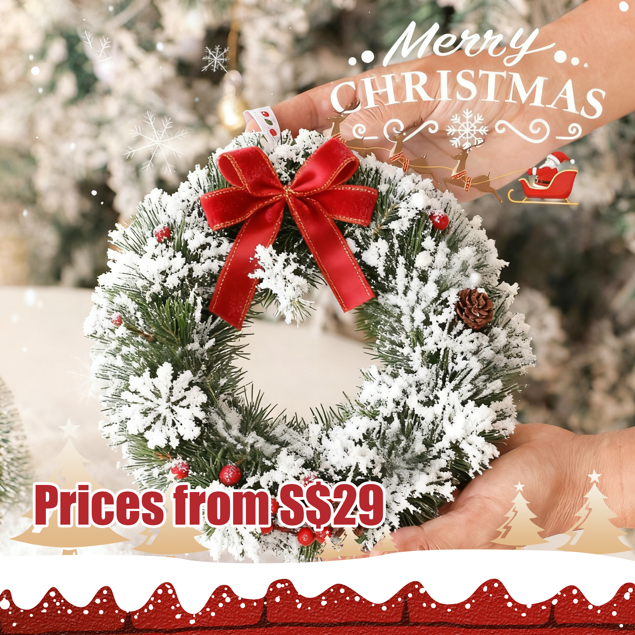 Handmade Christmas Wreath