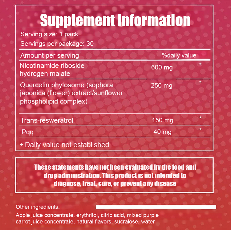Antioxidant Niacinamide Berry Flavored Drink