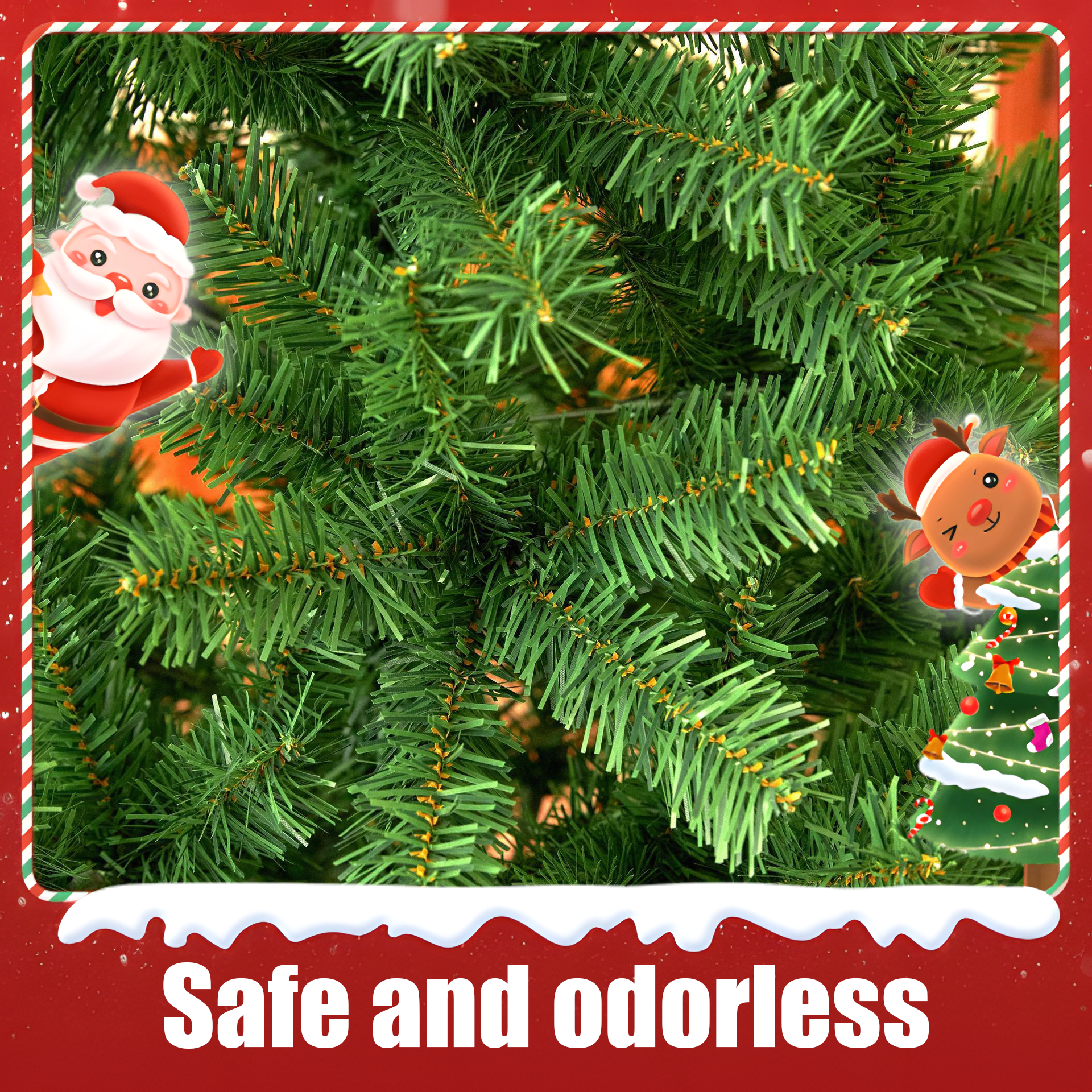 Green PVC Christmas Tree for Home Decoration