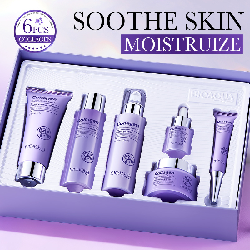  SADOER Collagen Firming 6-Piece Skincare Set - Moisturizing & Hydrating