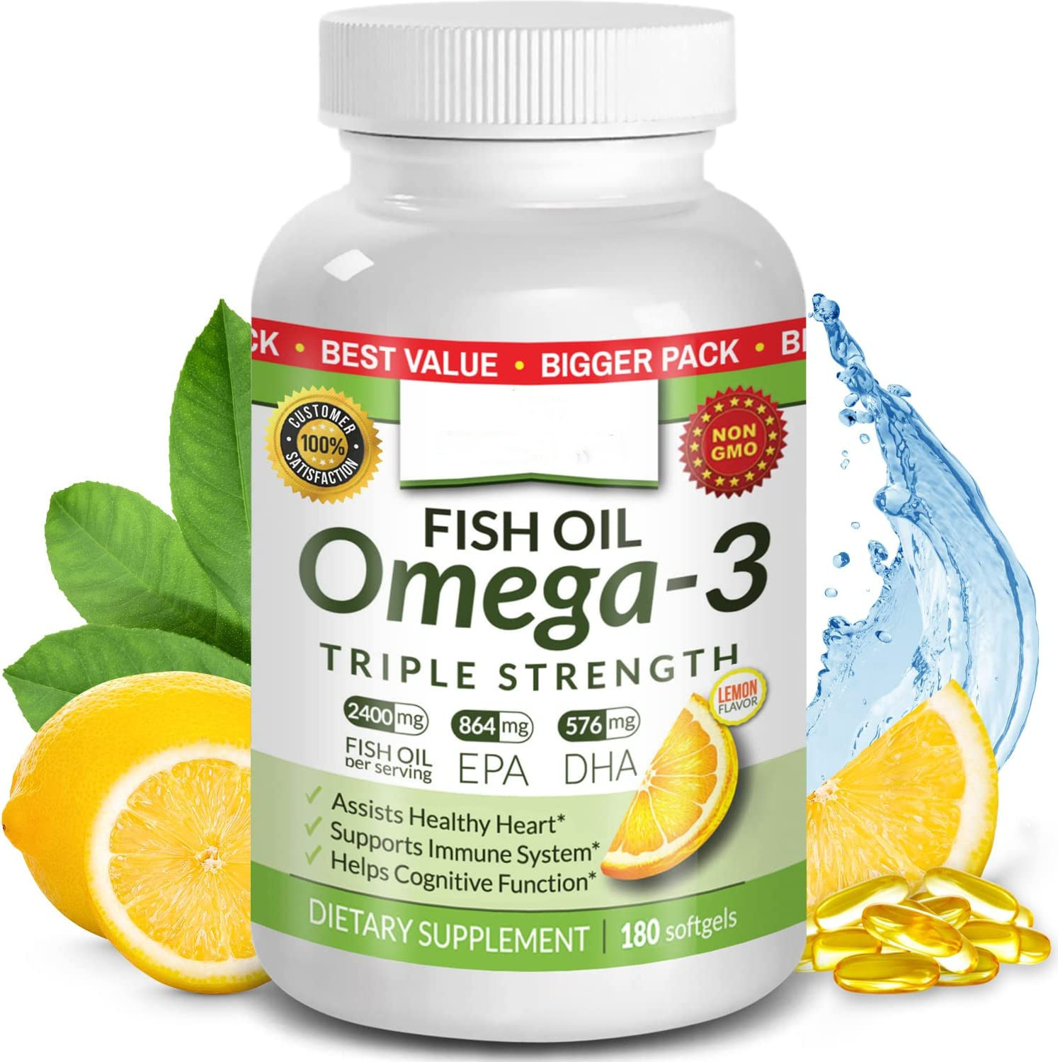 Fish Oil Softgel Capsules 