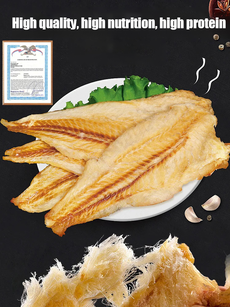 Ready-to-Eat Cod Fish Snack, Shandong Grilled Fish Fillet, Seafood Specialty