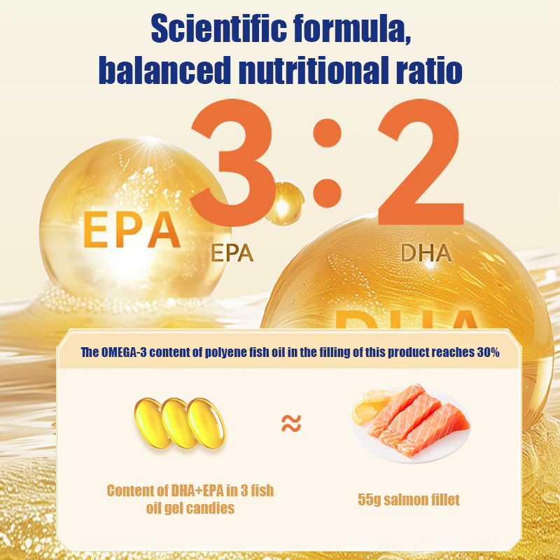 Deep-sea fish oil gel candy EPA/DHA fish oil