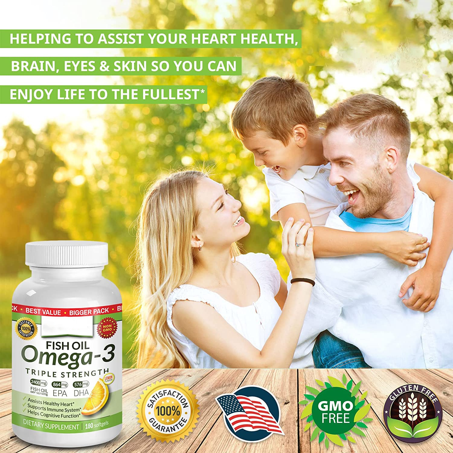 Fish Oil Softgel Capsules 