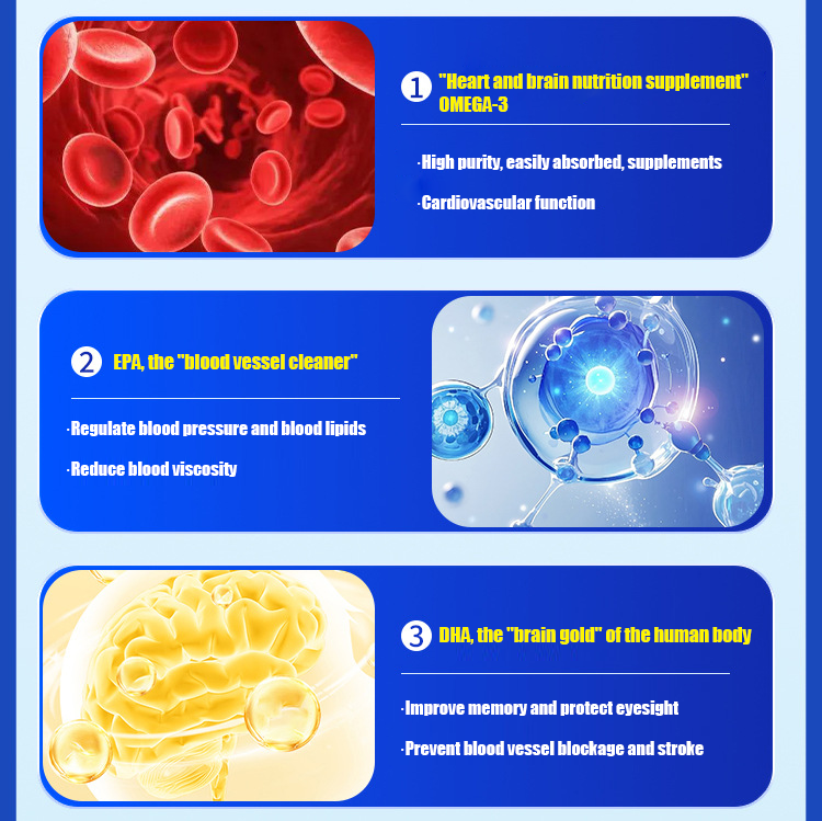 Deep-sea fish oil gel candy EPA/DHA fish oil