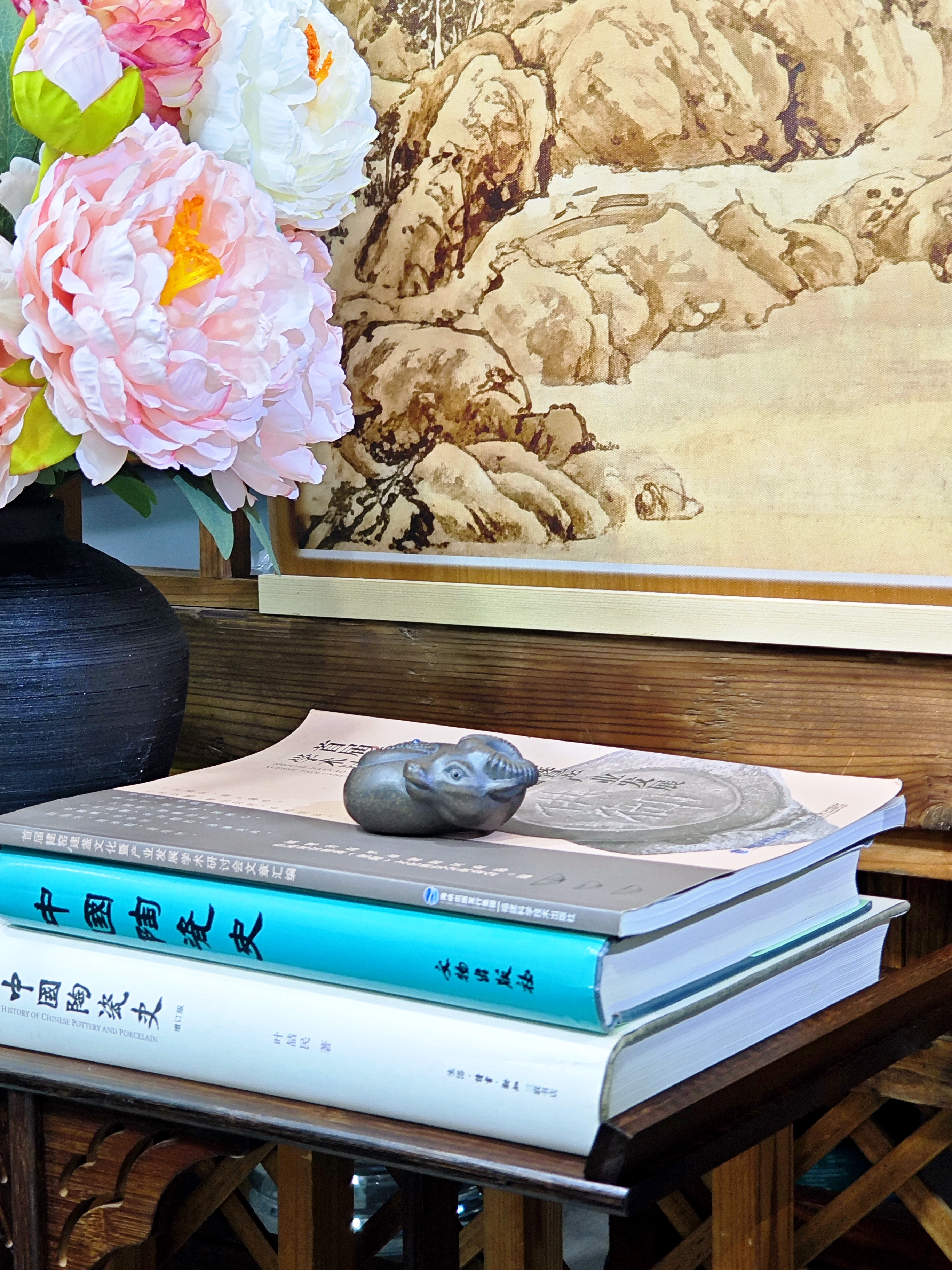 紫砂「太极阴阳牛」手把件茶宠