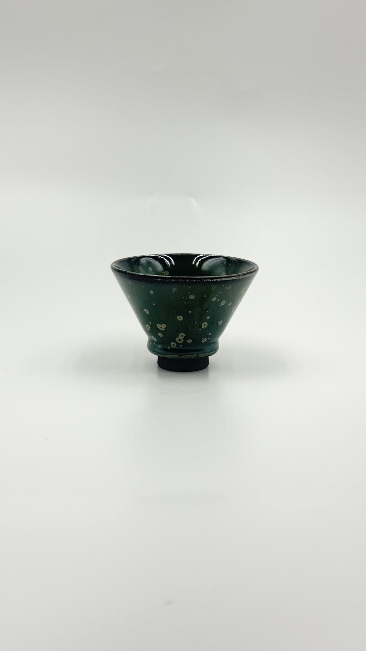 绿釉珍珠斑建盏朱熹故里非物质文化遗产福建建阳建窑电烧人工