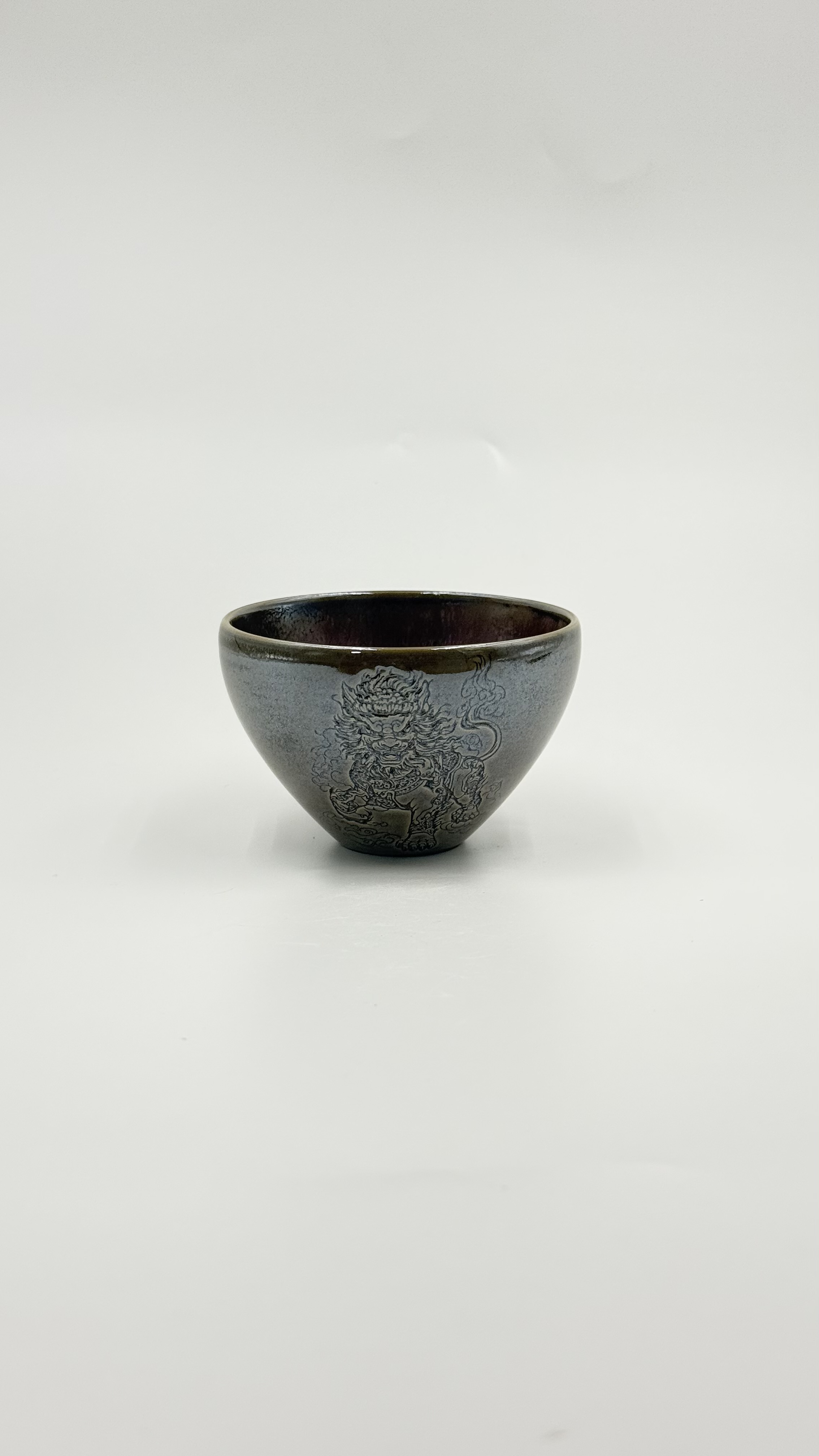 龙腾镇心彩金油滴盏朱熹故里非物质文化遗产福建建阳建窑电烧人工