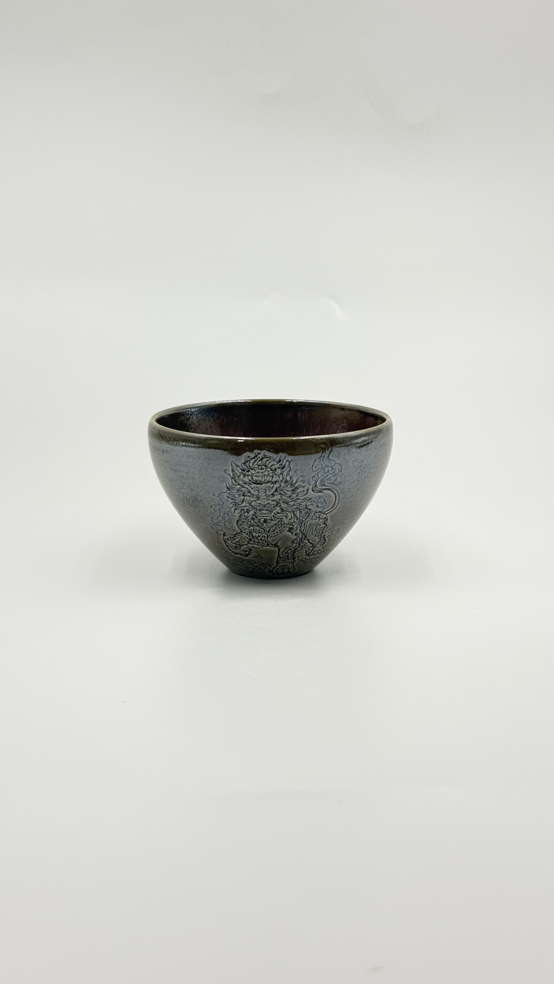 龙腾镇心彩金油滴盏朱熹故里非物质文化遗产福建建阳建窑电烧人工