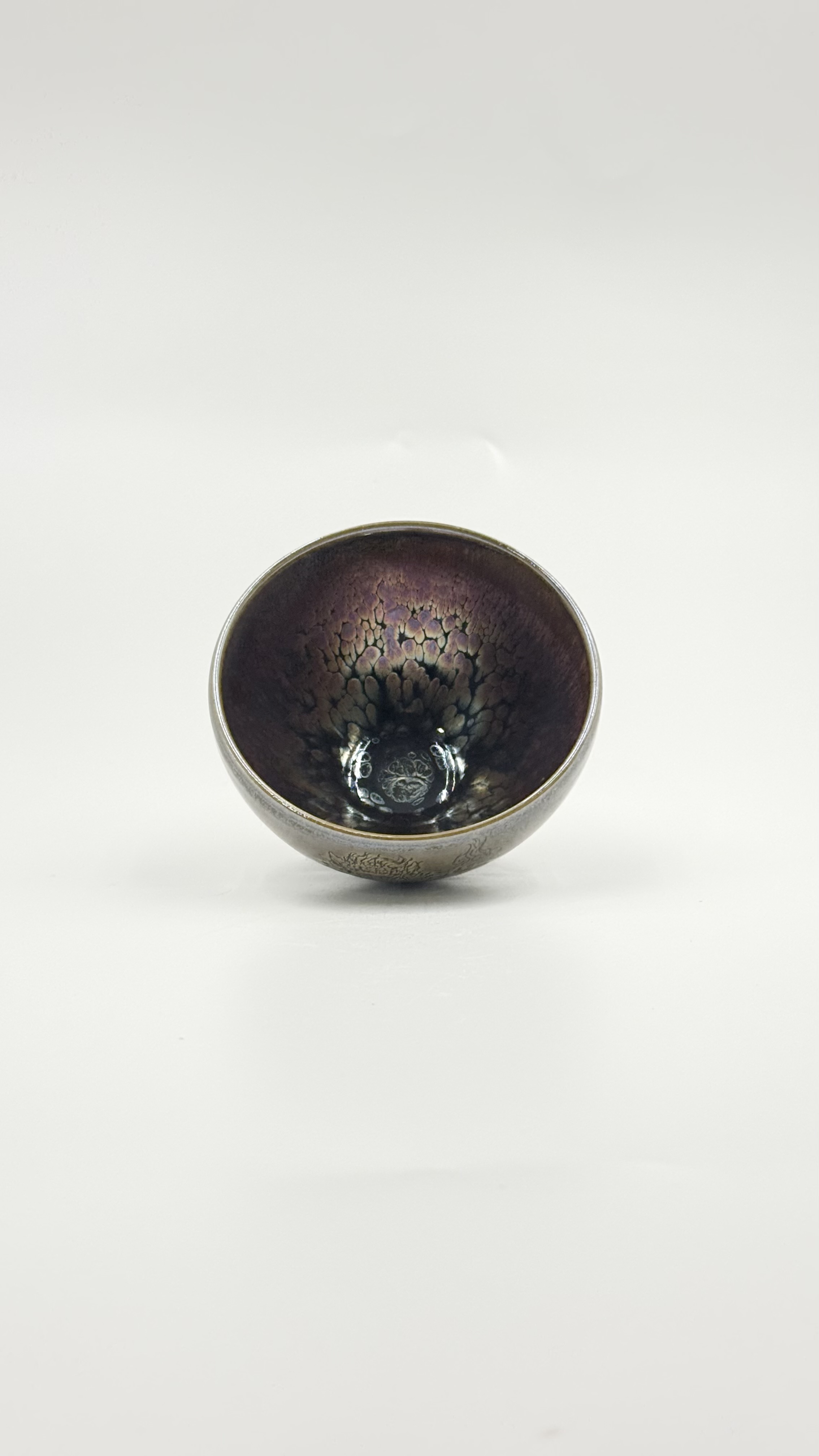 龙腾镇心彩金油滴盏朱熹故里非物质文化遗产福建建阳建窑电烧人工