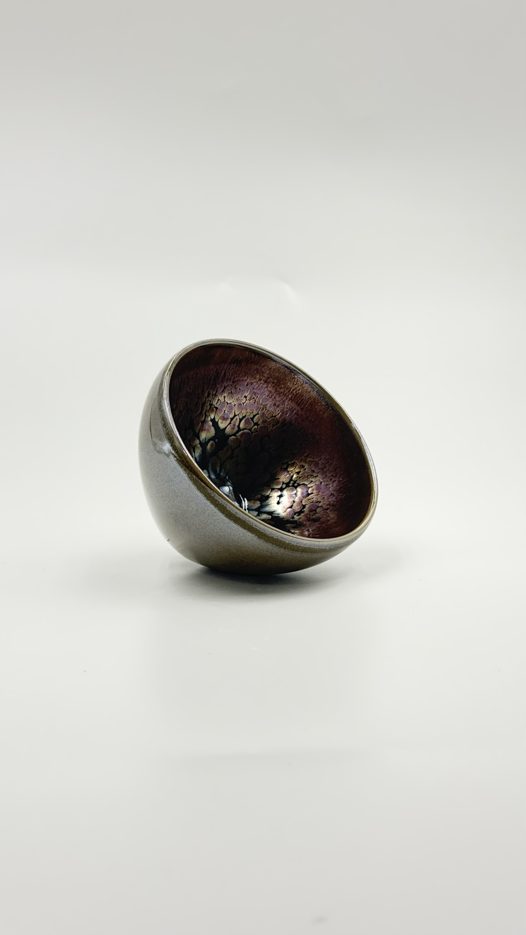 龙腾镇心彩金油滴盏朱熹故里非物质文化遗产福建建阳建窑电烧人工