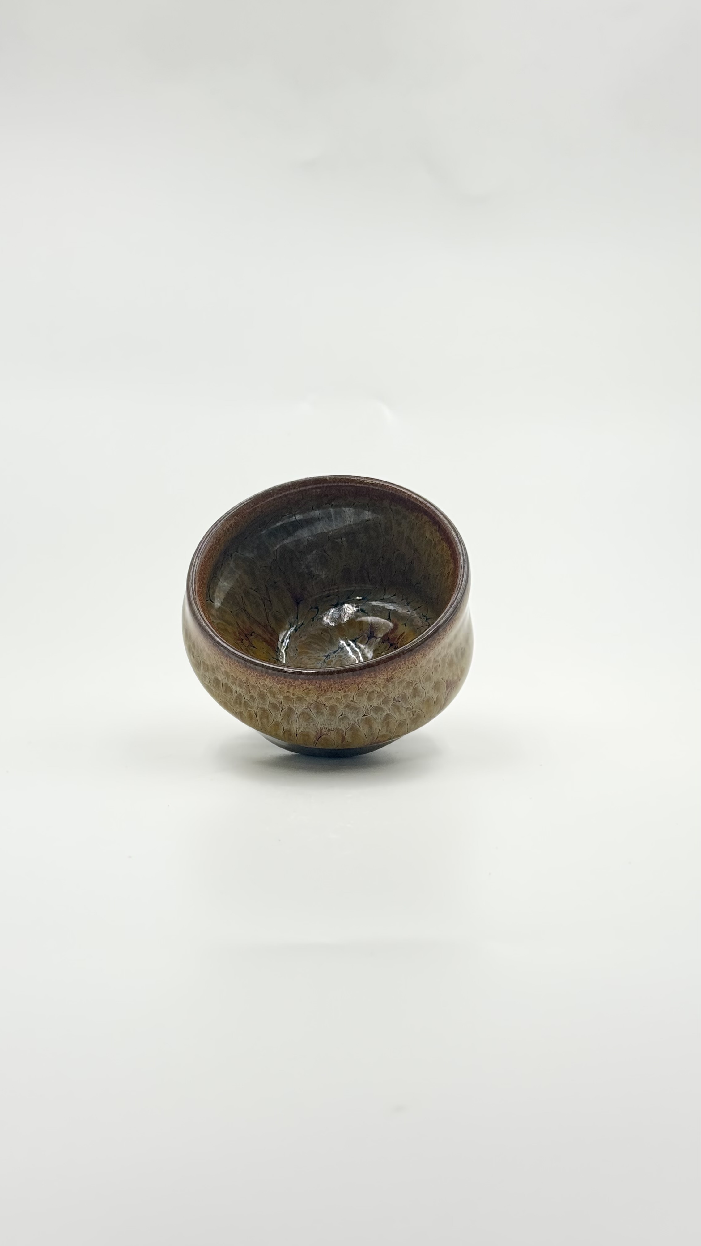 螺纹鹧鸪斑方口盏朱熹故里非物质文化遗产福建建阳建窑电烧人工