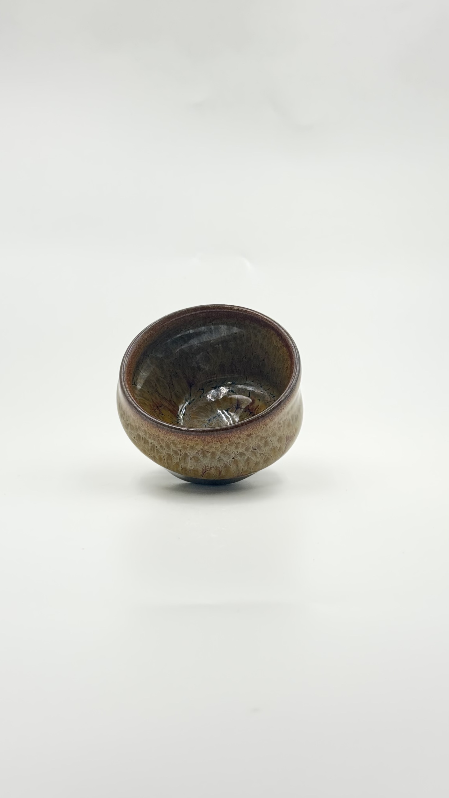 螺纹鹧鸪斑方口盏朱熹故里非物质文化遗产福建建阳建窑电烧人工