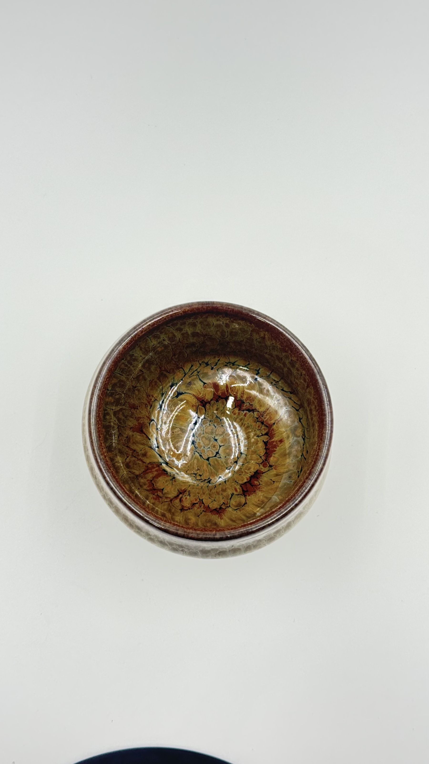 螺纹鹧鸪斑方口盏朱熹故里非物质文化遗产福建建阳建窑电烧人工