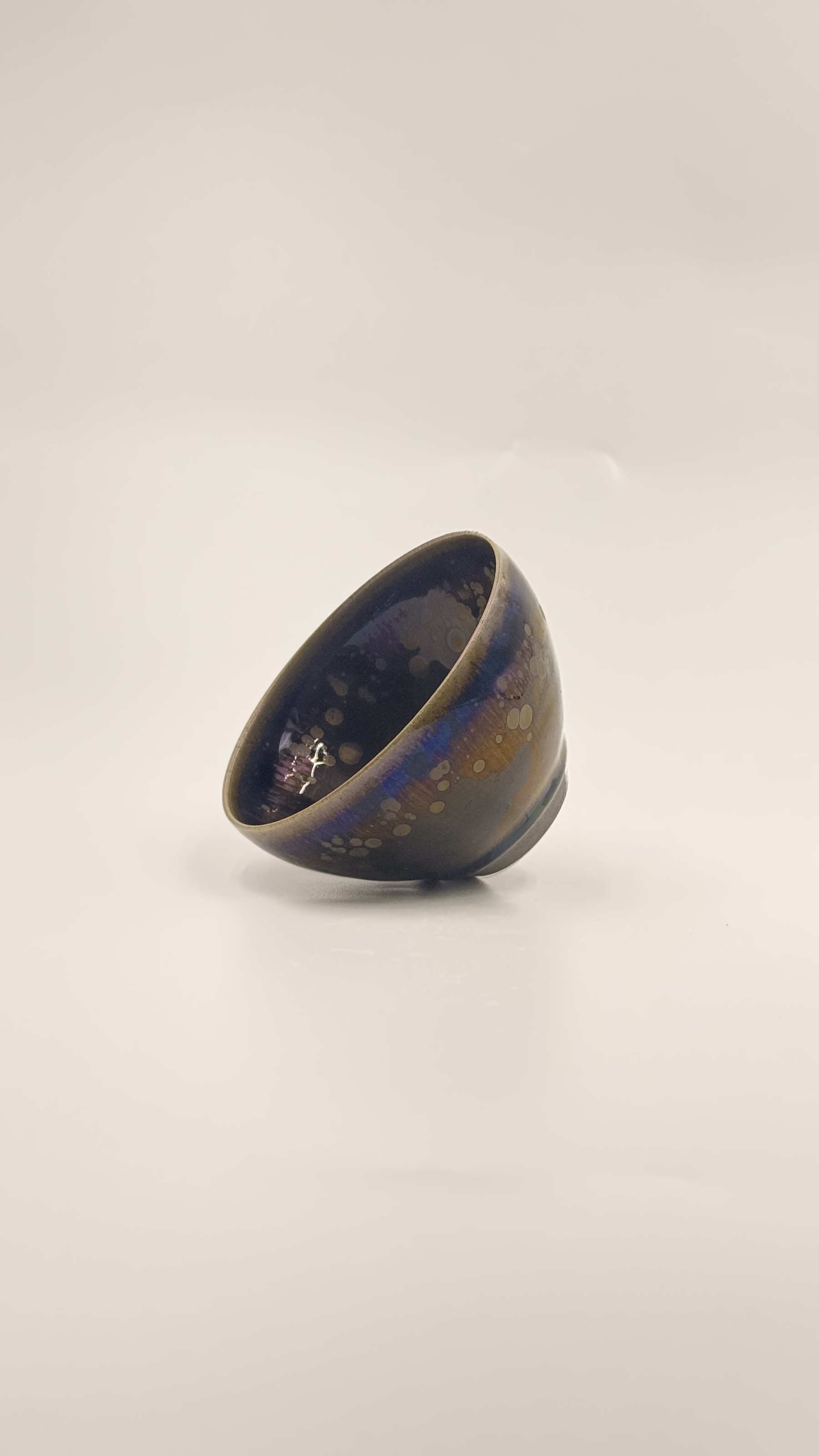 天目曜变油滴盏朱熹故里非物质文化遗产福建建阳建窑电烧人工