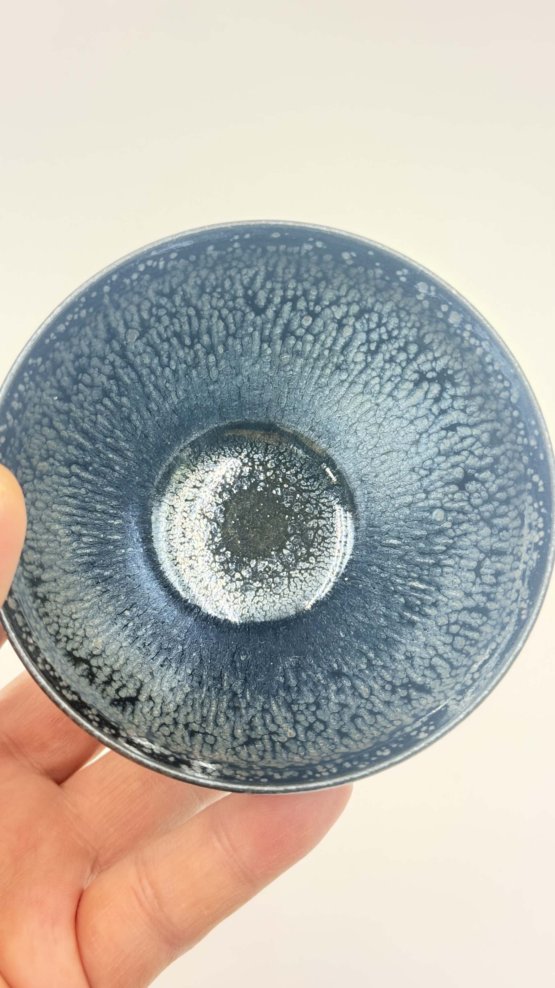 曜变黑底水母银油滴朱熹故里非物质文化遗产福建建阳建窑电烧人工