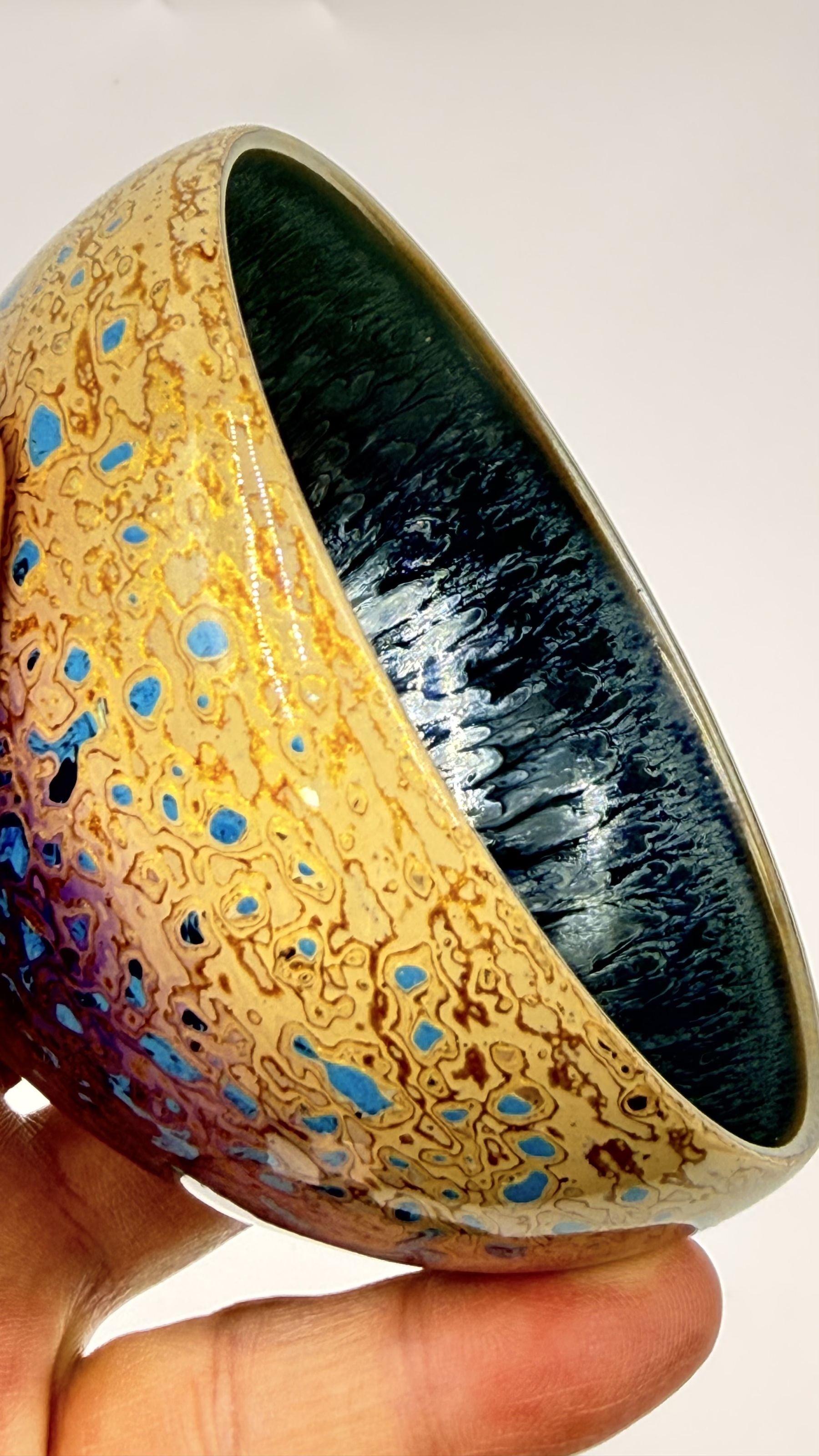 漆器百花盏朱熹故里非物质文化遗产福建建阳建窑电烧人工