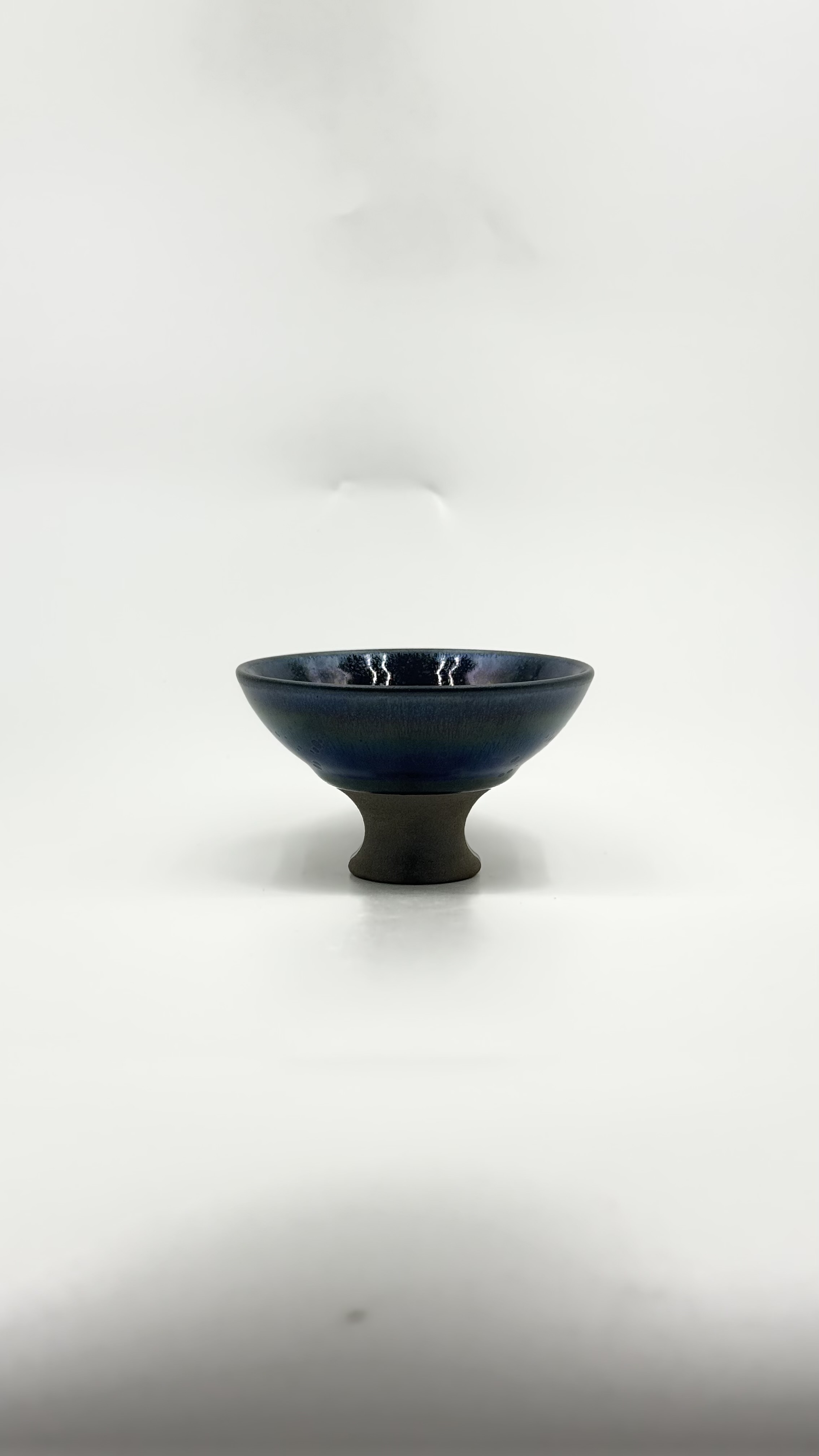 曜变油滴高足盏朱熹故里非物质文化遗产福建建阳建窑电烧人工