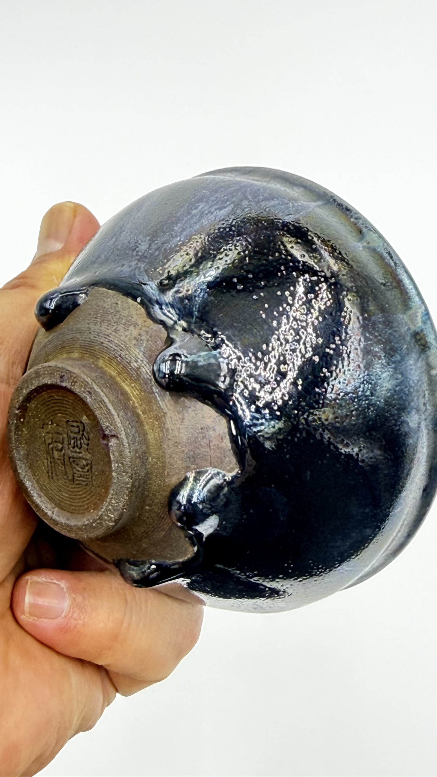 七彩曜变彩金盏朱熹故里非物质文化遗产福建建阳建窑柴烧人工