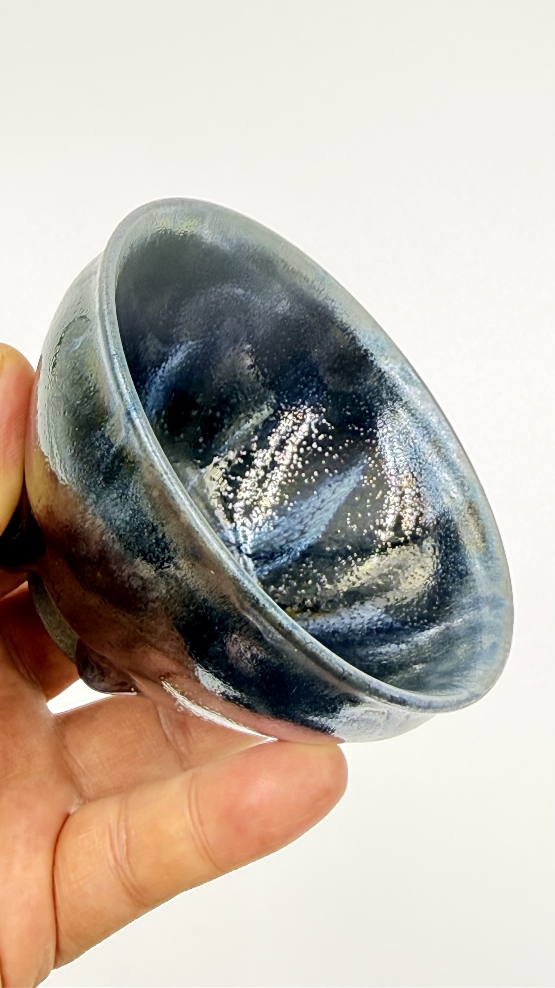 七彩曜变彩金盏朱熹故里非物质文化遗产福建建阳建窑柴烧人工