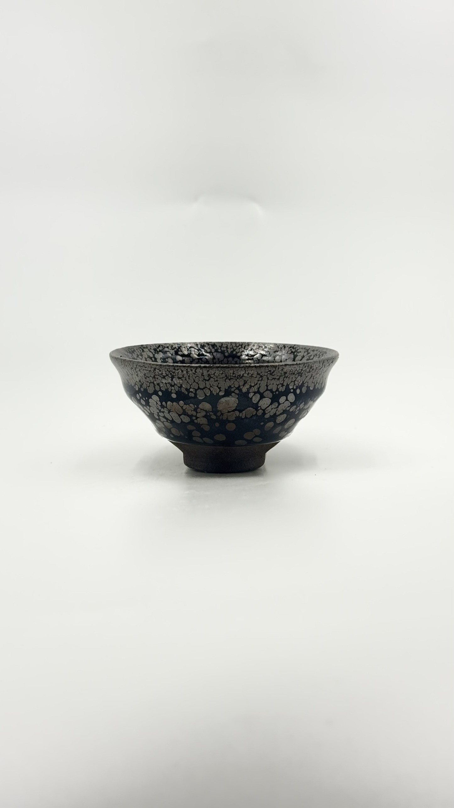 天目黑底金油滴盏国家高级工艺美术大师【李木贵】手制非物质文化遗产福建建阳建窑柴烧