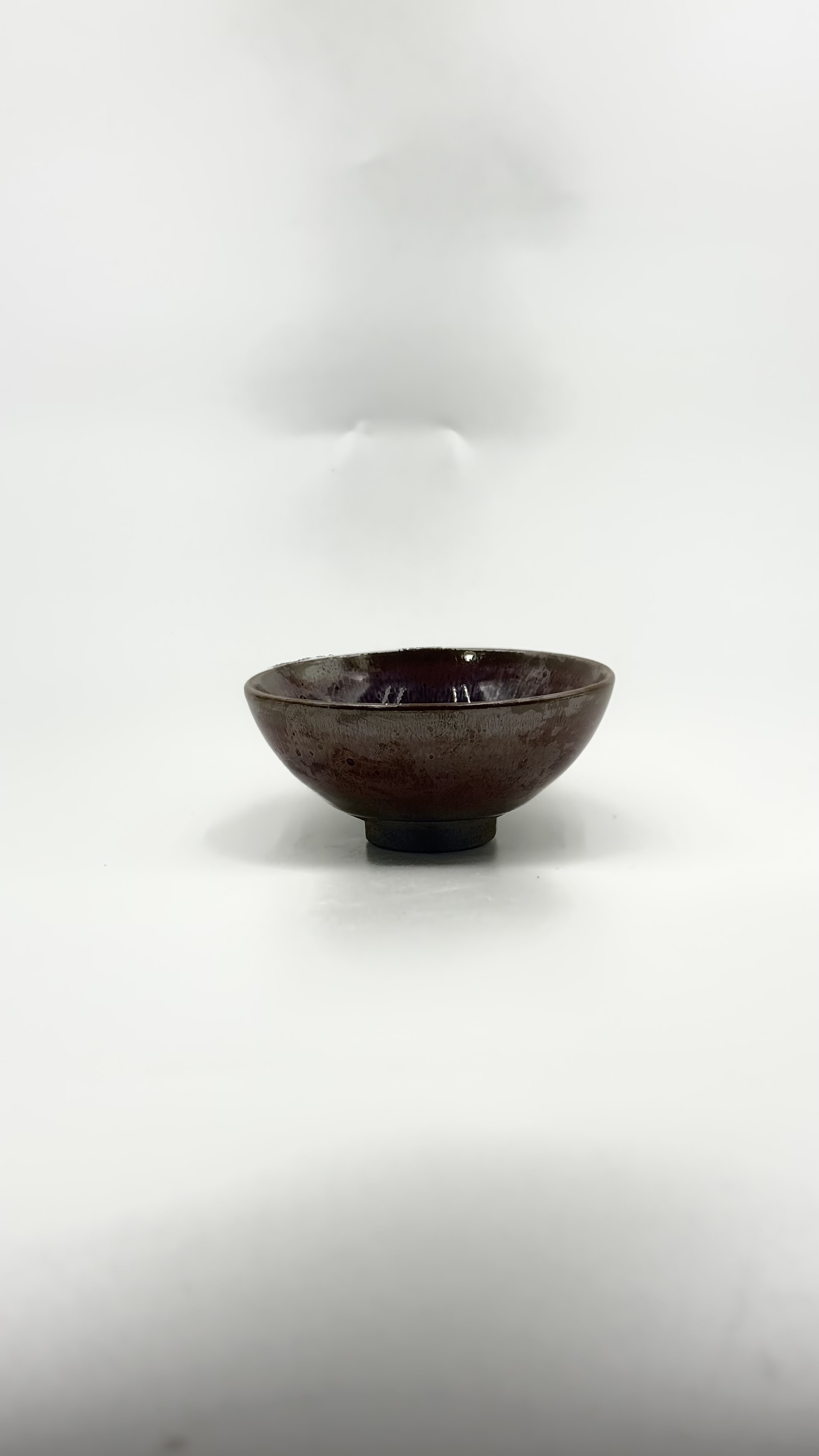 柿红兔毫盏国家高级工艺美术大师【李木贵】手制非物质文化遗产福建建阳建窑柴烧