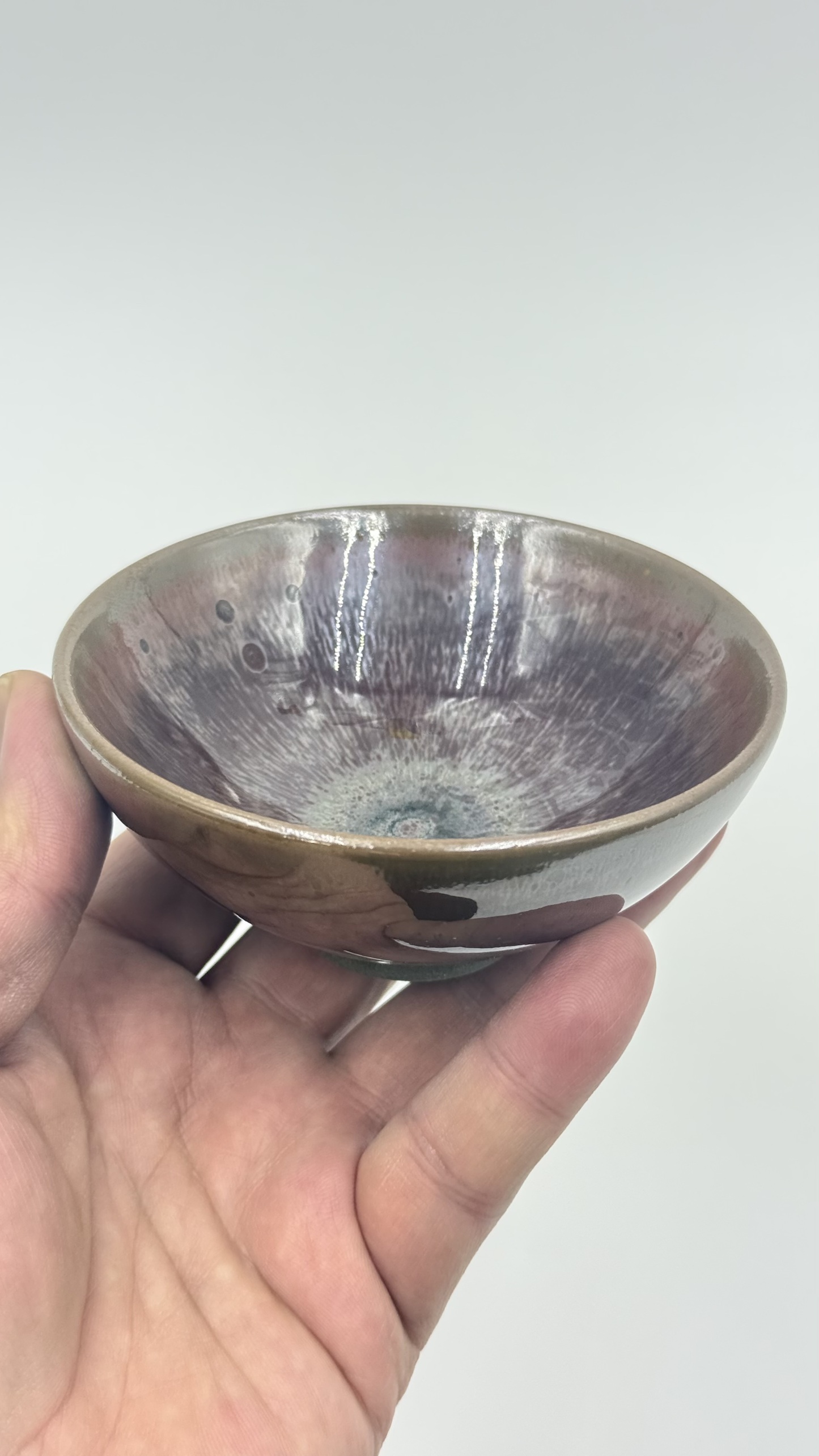 柿红兔毫盏国家高级工艺美术大师【李木贵】手制非物质文化遗产福建建阳建窑柴烧