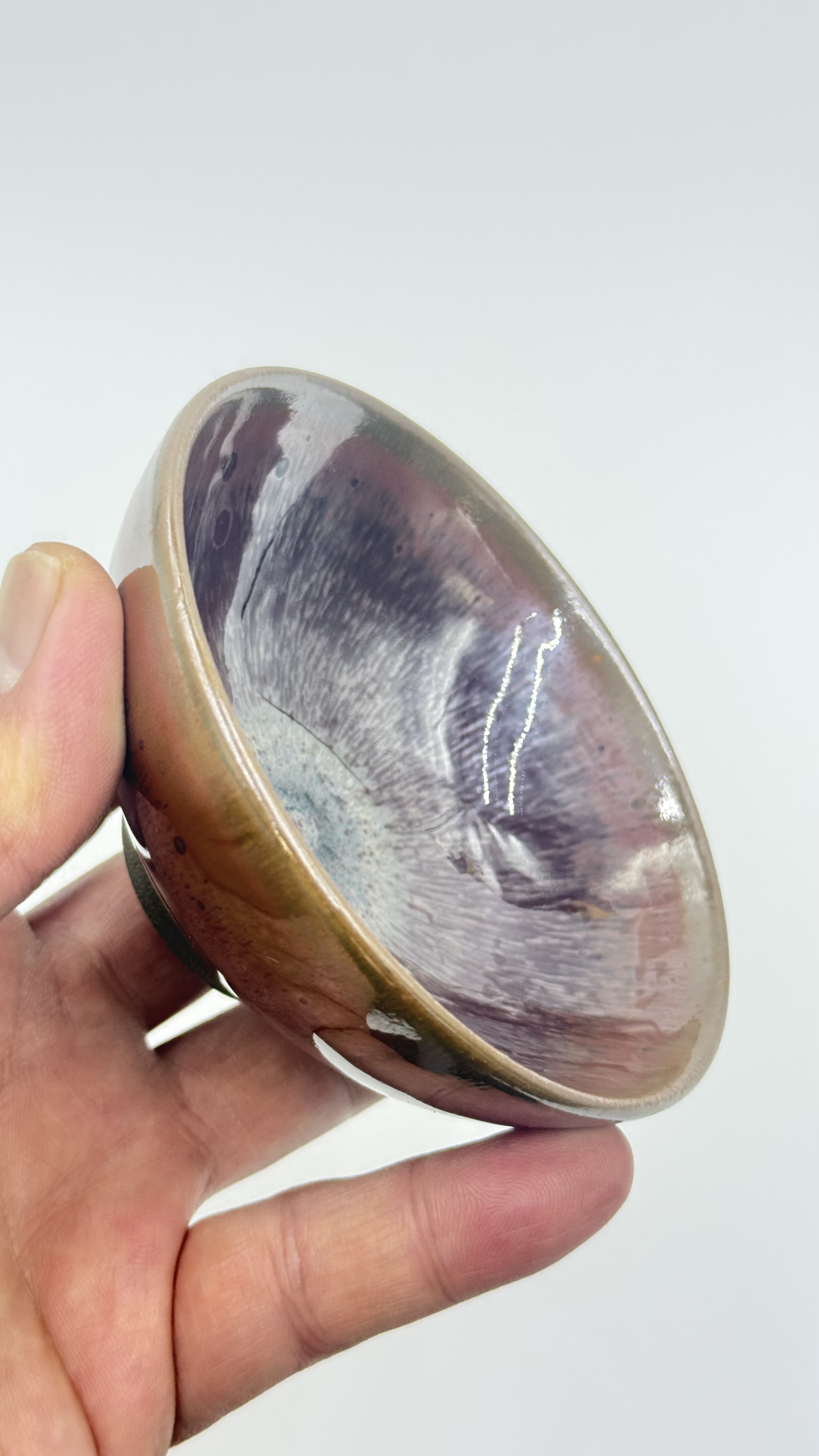 柿红兔毫盏国家高级工艺美术大师【李木贵】手制非物质文化遗产福建建阳建窑柴烧