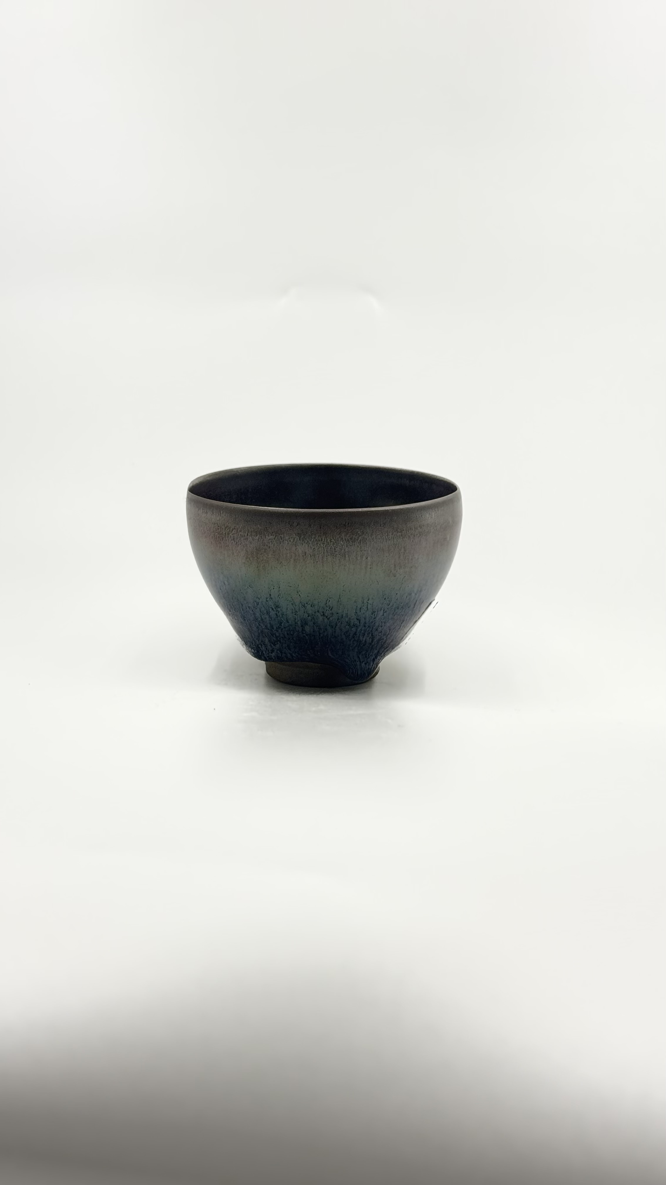 七彩曜变盏国家高级工艺美术大师【李木贵】手制非物质文化遗产福建建阳建窑柴烧