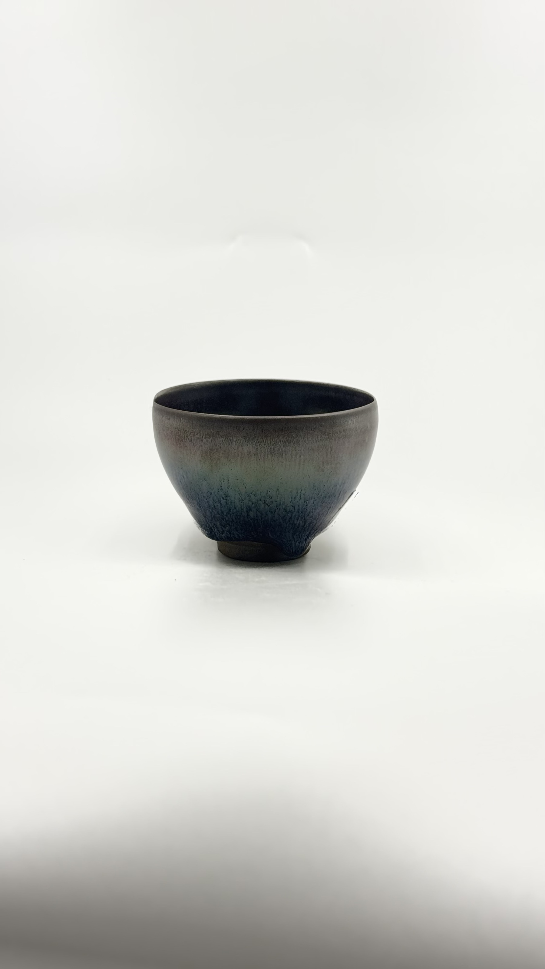 七彩曜变盏国家高级工艺美术大师【李木贵】手制非物质文化遗产福建建阳建窑柴烧