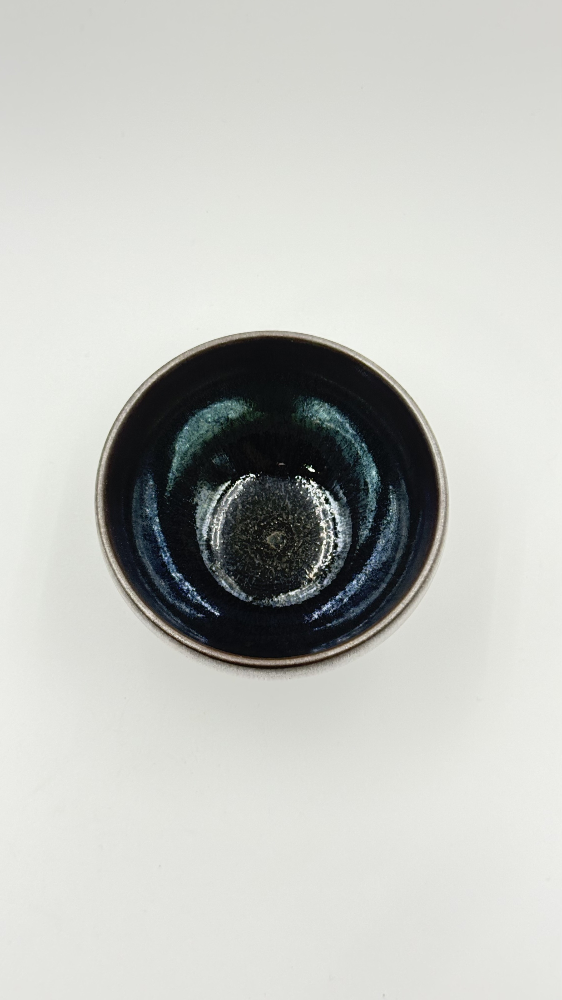 七彩曜变盏国家高级工艺美术大师【李木贵】手制非物质文化遗产福建建阳建窑柴烧