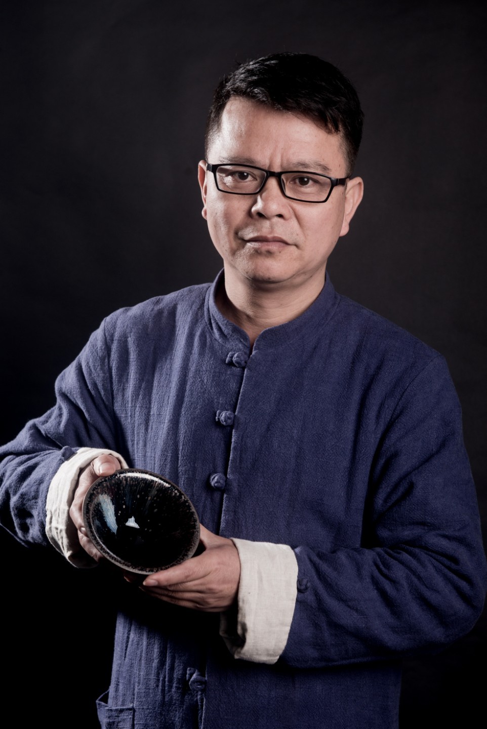 柿红兔毫盏国家高级工艺美术大师【李木贵】手制非物质文化遗产福建建阳建窑柴烧