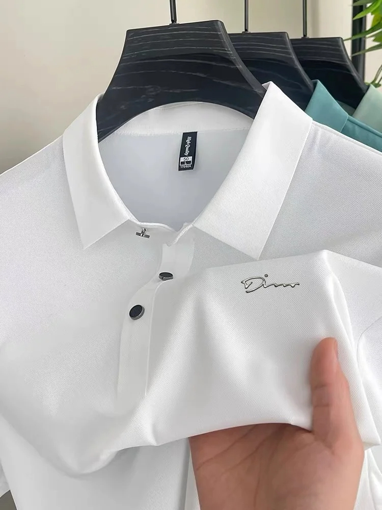 Fashion Business Casual Slimming Polo Tshirt