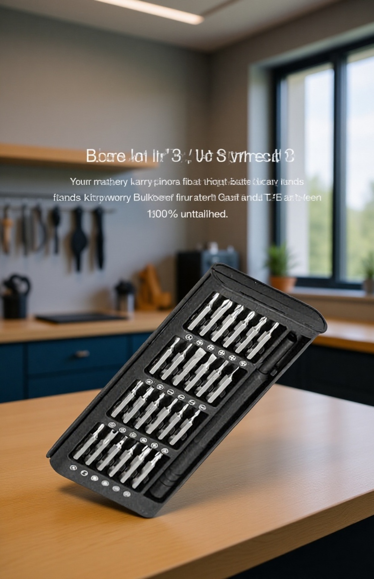 Professional maintenance toolkit with ergonomic grip