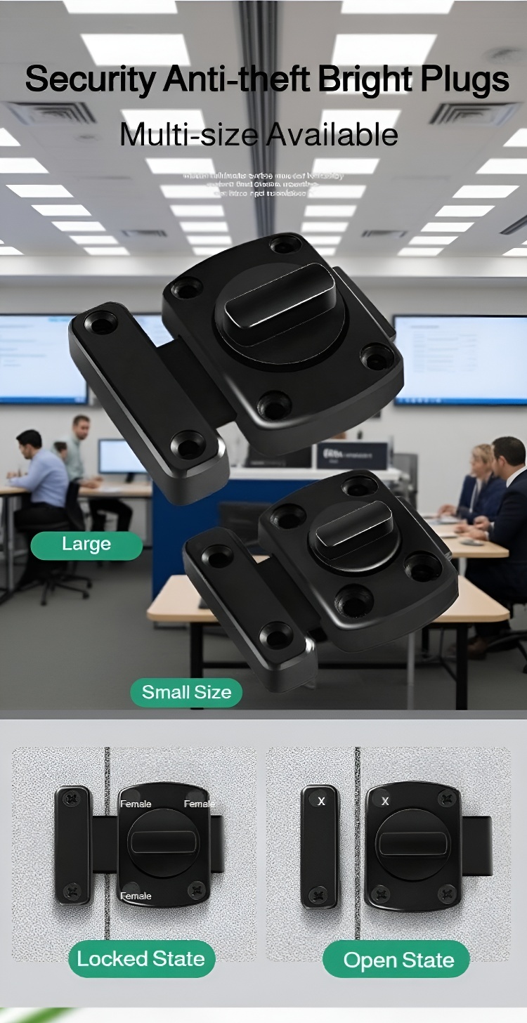 Reinforced door bolt for home and office safety