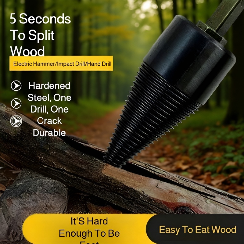 Powerful electric drill for woodworking