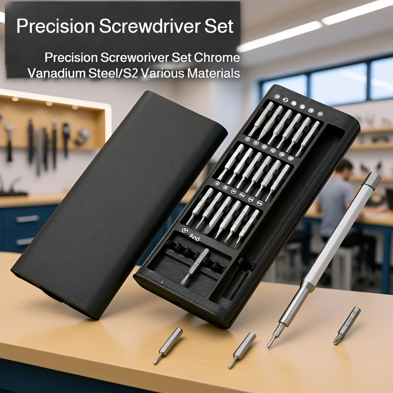 Comprehensive 25-in-1 Screwdriver Set for Maintenance Needs