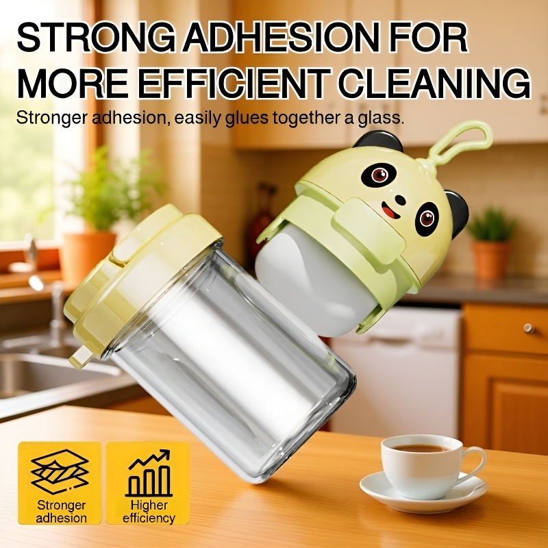 Reusable Cartoon Panda Sticky Roller Hair Remover