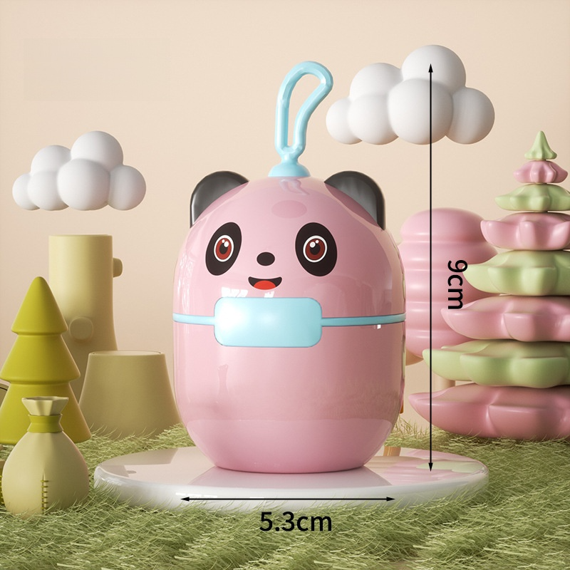 Reusable Cartoon Panda Sticky Roller Hair Remover