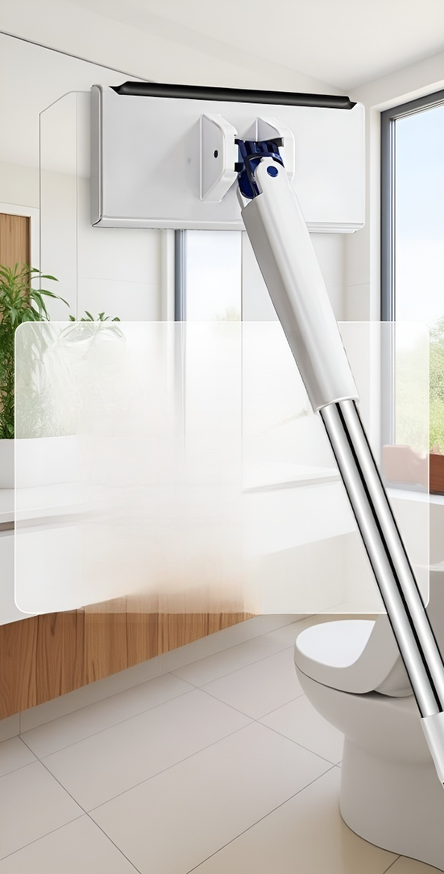 Flat mop design for quick and efficient mopping