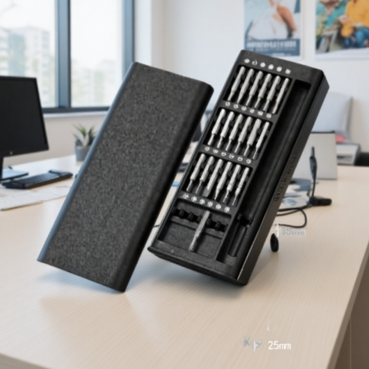 User-friendly screwdriver set for DIY and professional use