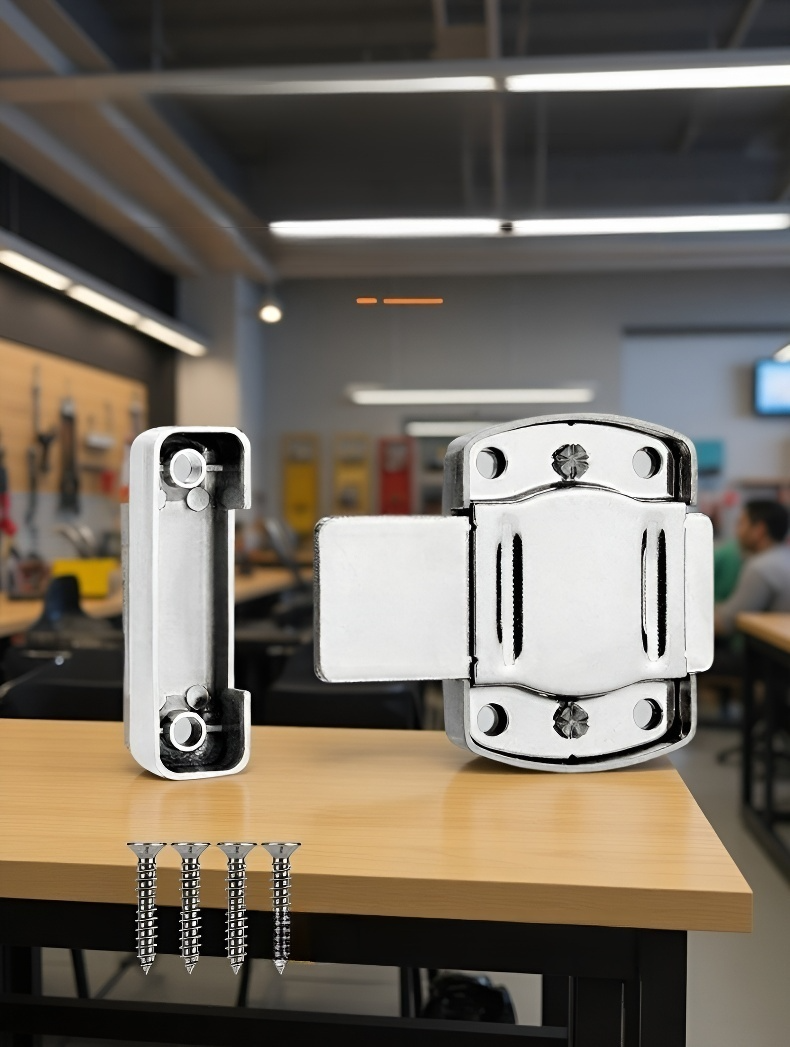 Anti-theft sliding door bolt with screws