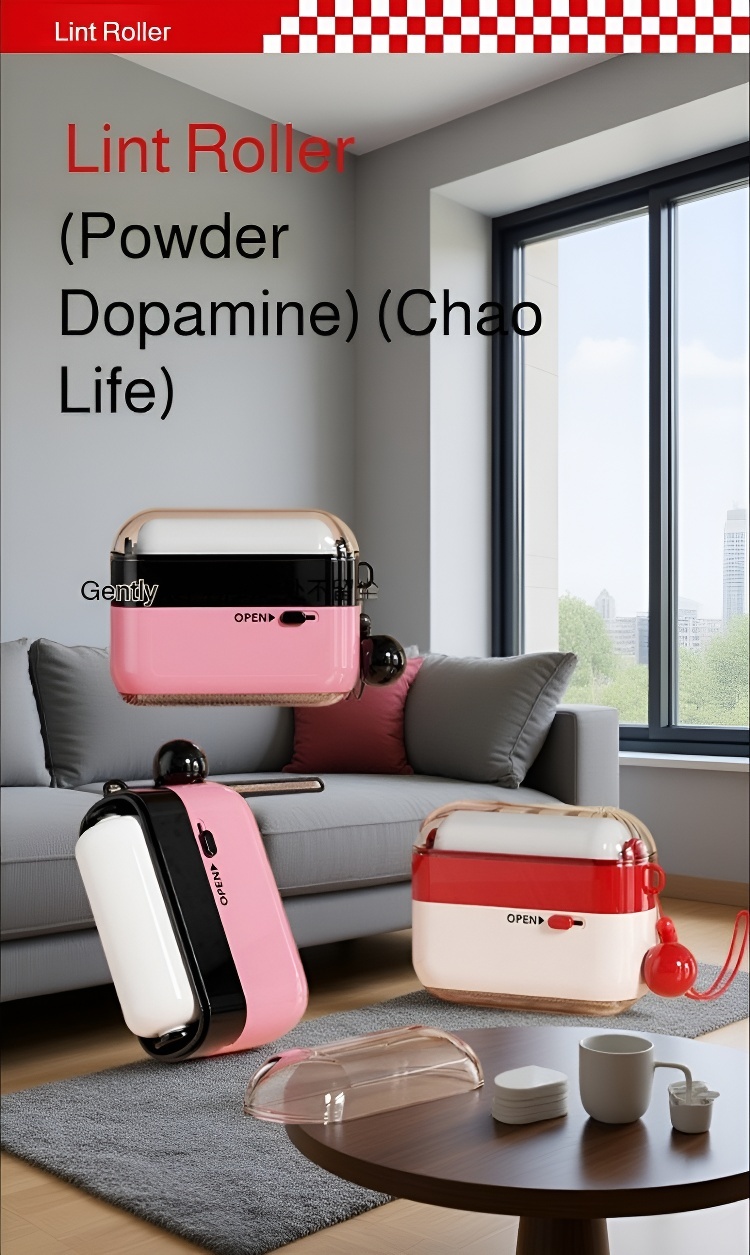 2-in-1 Static Pet Brush and Hair Remover Sticker close-up