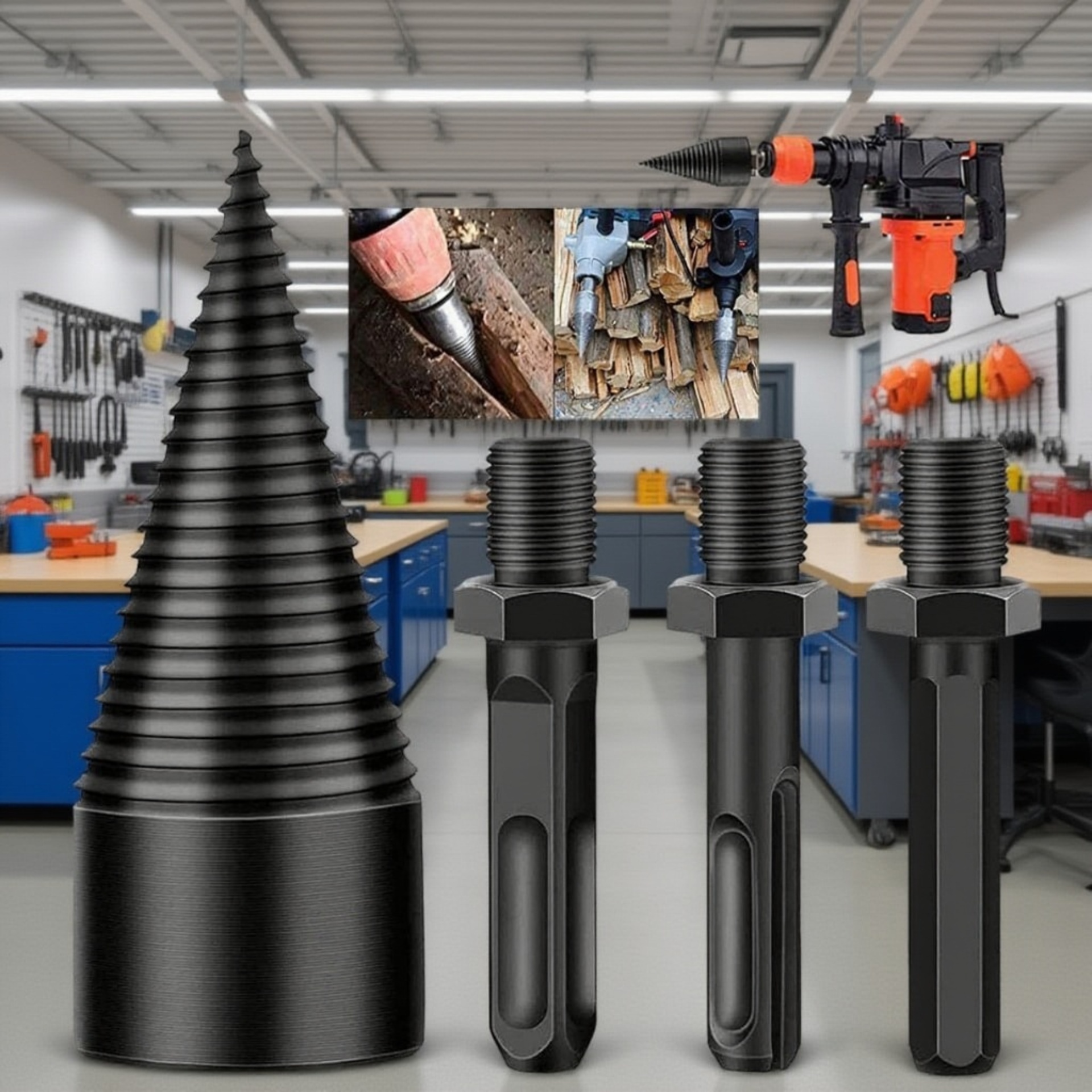 Electric Wood Drilling Tool for Fast and Efficient Home Use